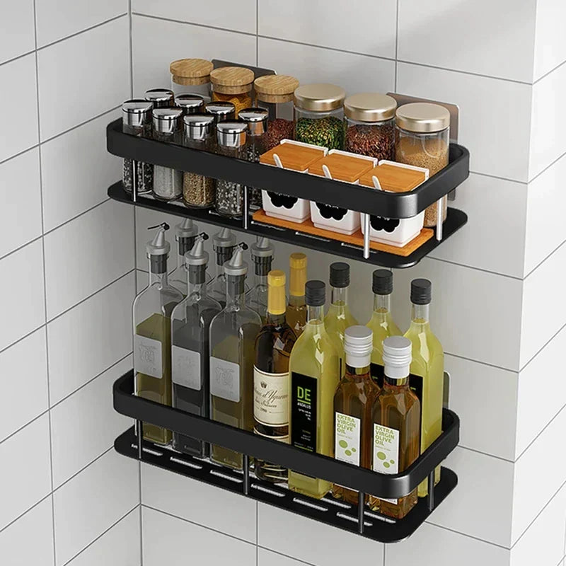 EasyRack | Stylowa Półka Łazienkowa Bez Wiercenia - Praktyczny Organizer