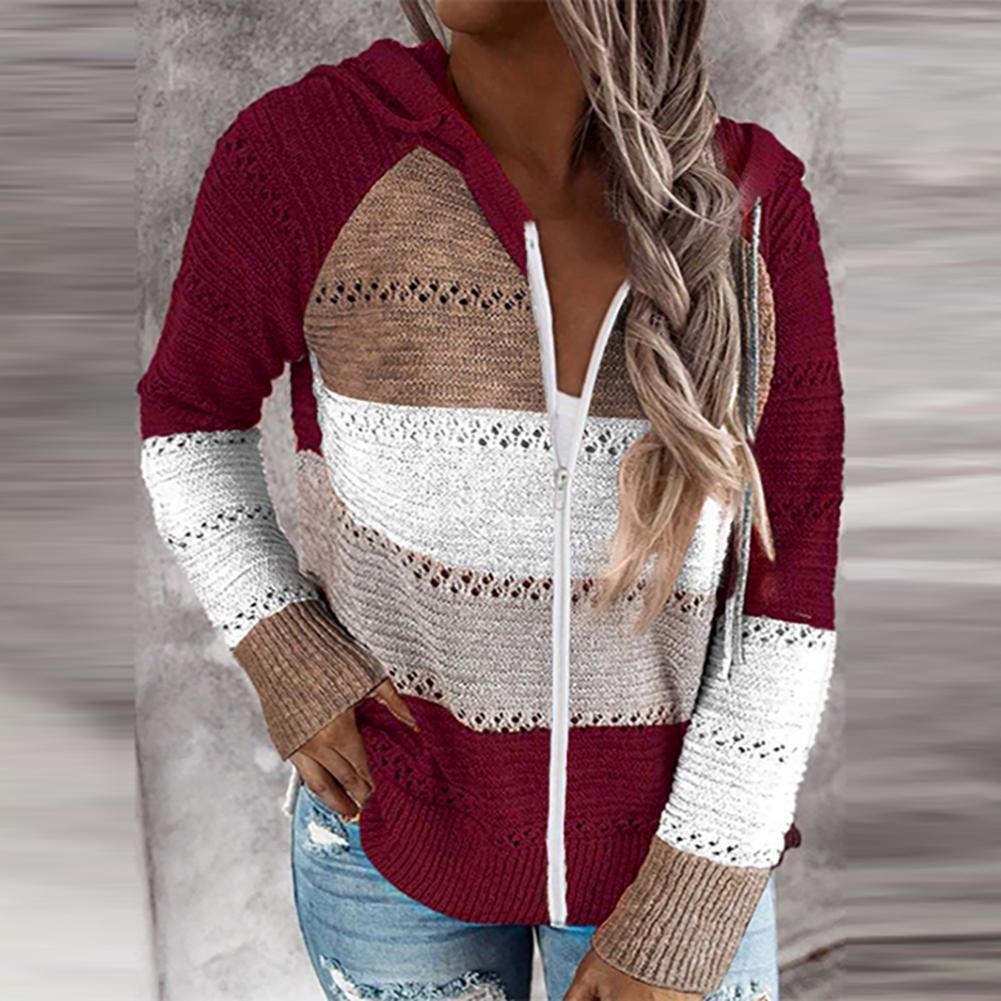 BEAU - Damski Sweter z V-kształtnym Dekoltem