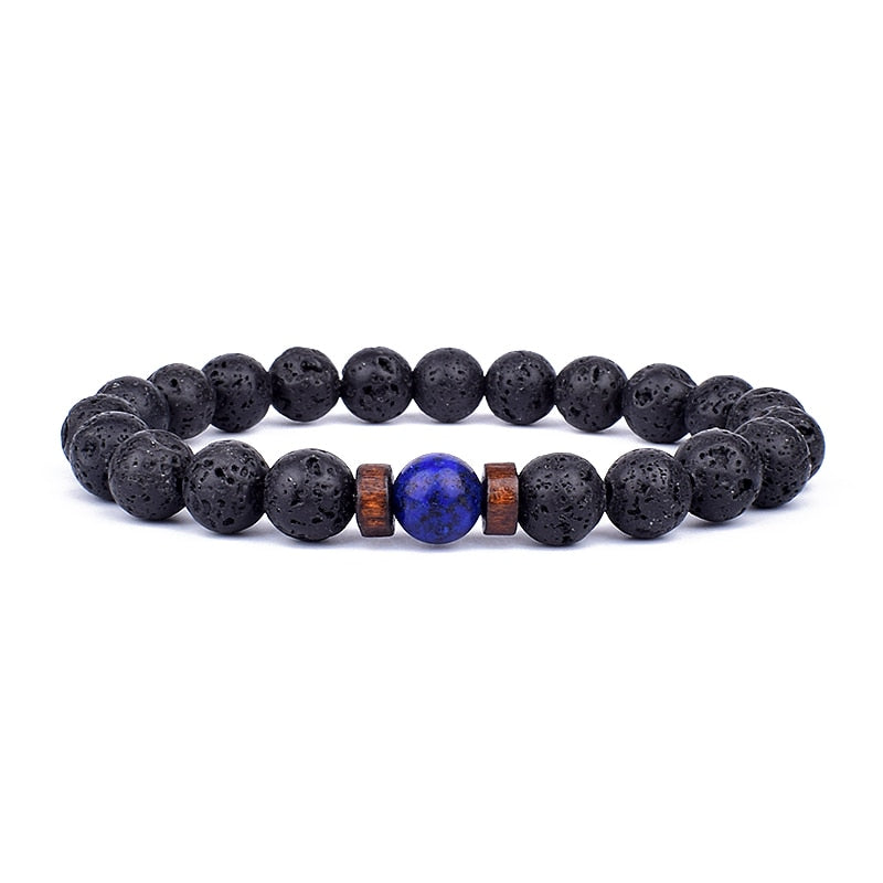 Lava Men | Natural Lava Stone Bracelet