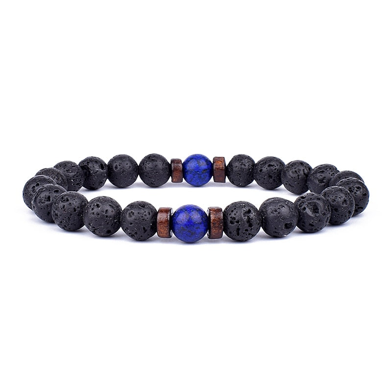 Lava Men | Natural Lava Stone Bracelet