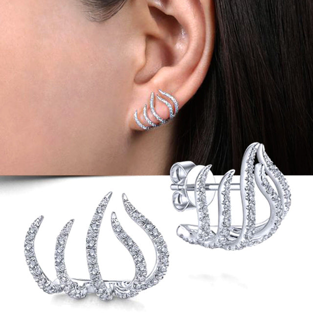 Wild Kraft Elegance | Claw-Shaped Earrings
