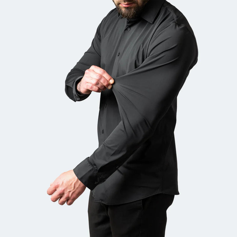 NovaFlex | Męska Koszula Stretch Przeciw Zagnieceniom