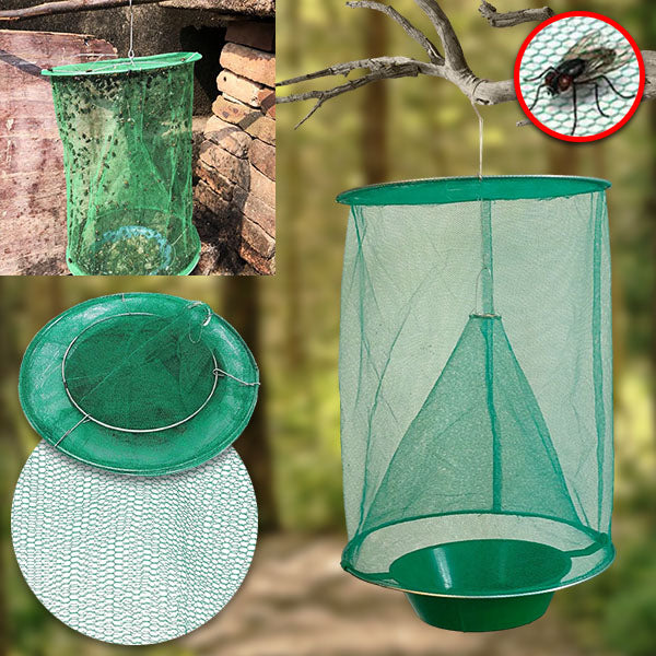 FlyTrapEase – Wielokrotna pułapka na muchy do użytku wewnętrznego i zewnętrznego
