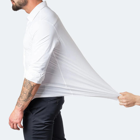 NovaFlex | Męska Koszula Stretch Przeciw Zagnieceniom