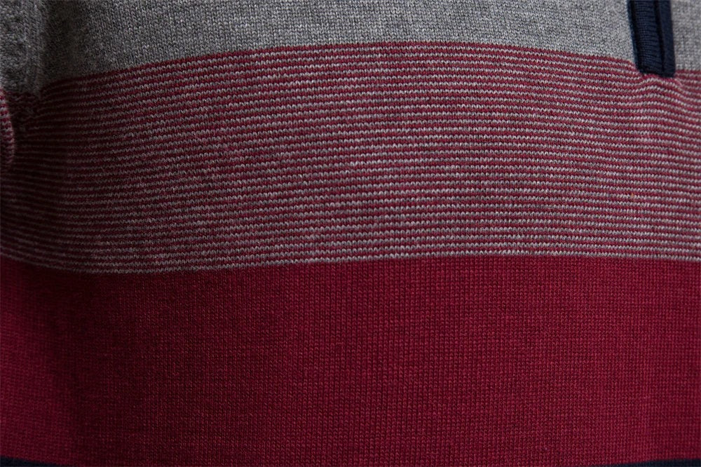 COLMOX - Męski Sweter z Pół-Zipem