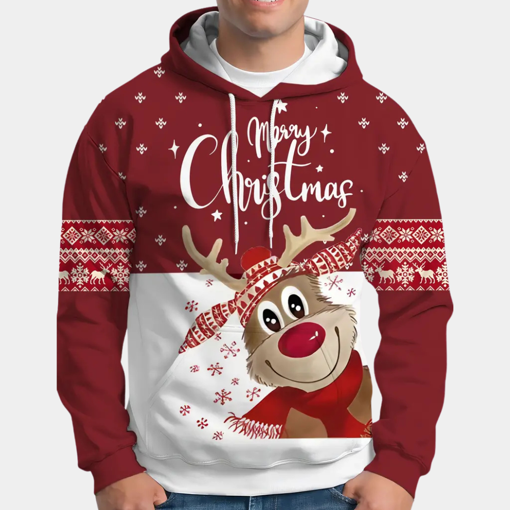 Maxim | Męska wygodna hoodie na święta
