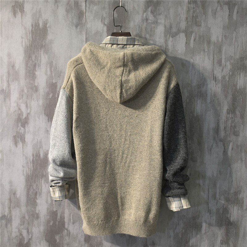 KAYRO - Męski Sweter z Kapturem