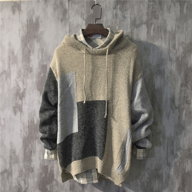 KAYRO - Męski Sweter z Kapturem