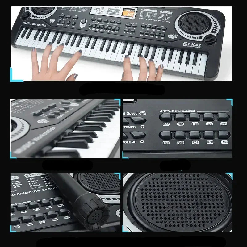 SoundKey | Elektroniczny Pianino z Mikrofonem