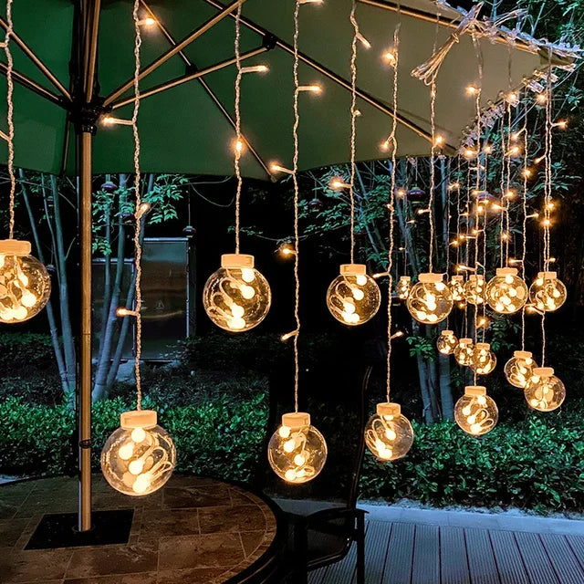 LumiSphere – Dekoracyjne Słoneczne LED Sznury Świateł