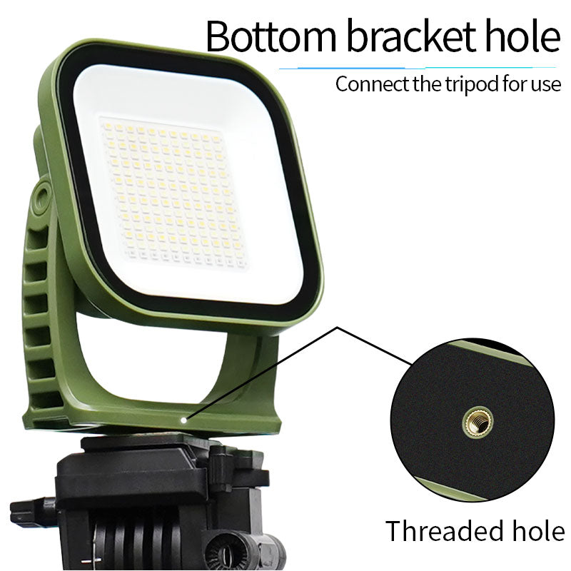 80W Słoneczna Lampa Kempingowa LED z Magnesem i Funkcją Zoom