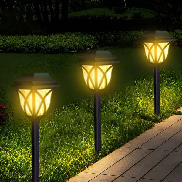 SunLoom – Ekologiczne lampy LED zasilane energią słoneczną do użytku na zewnątrz (2 sztuki)