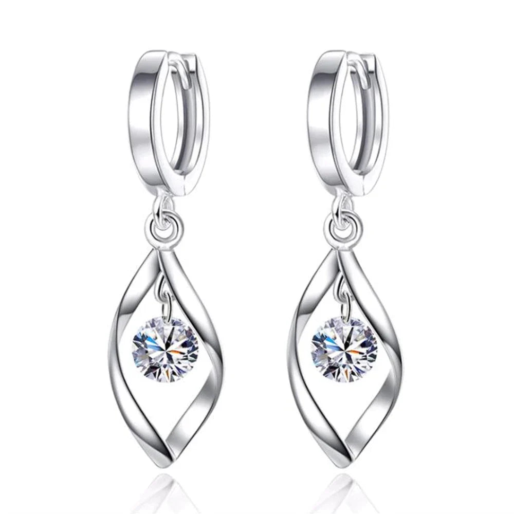 Vintage 925 Silver Earrings