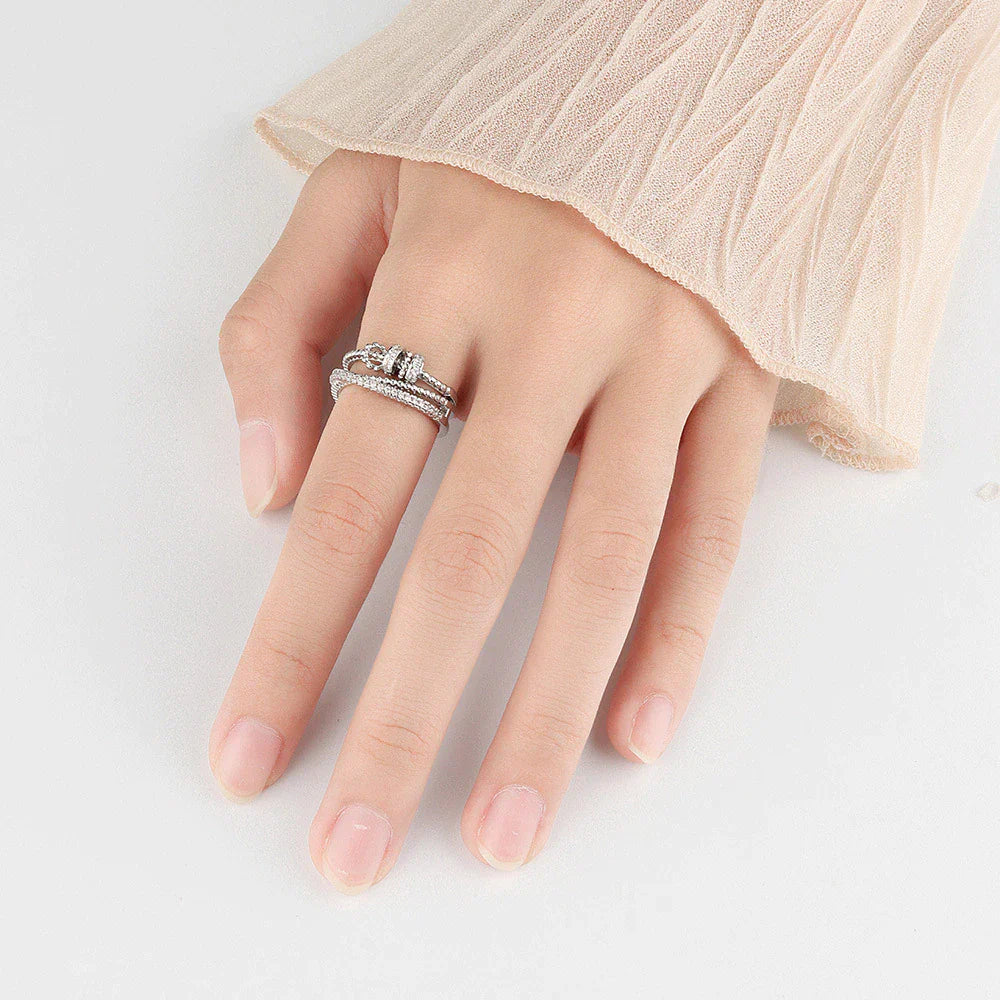 Zirkonium Zappel Ring