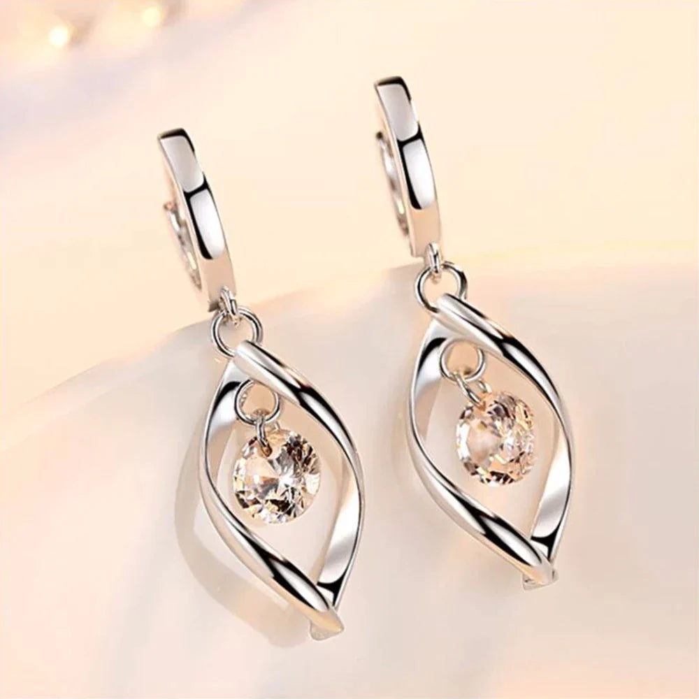 Vintage 925 Silver Earrings