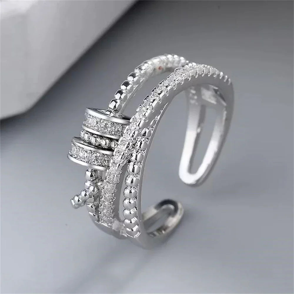 Zirkonium Zappel Ring