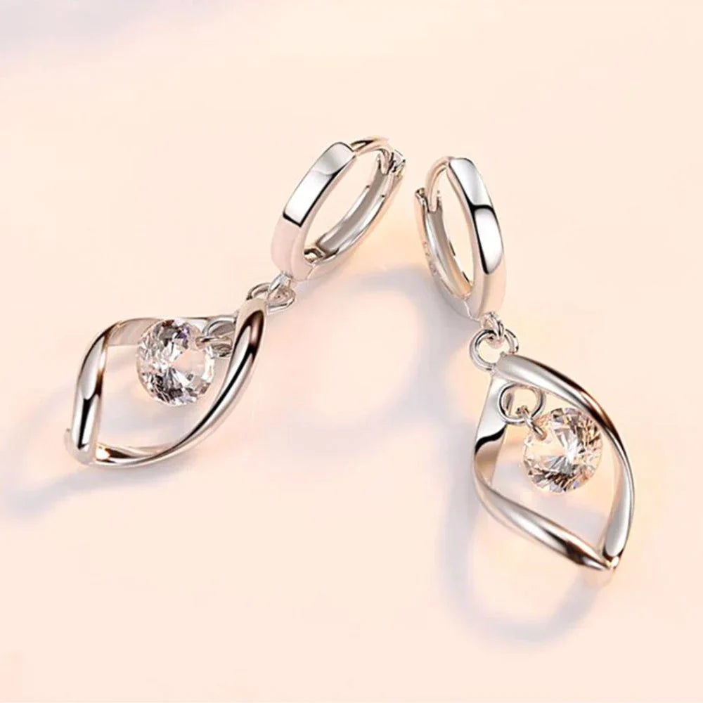 Vintage 925 Silver Earrings