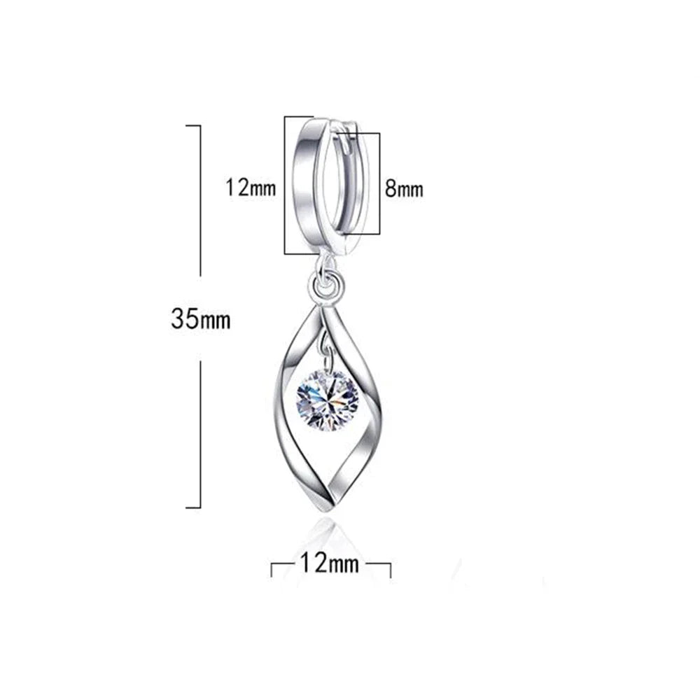 Vintage 925 Silver Earrings