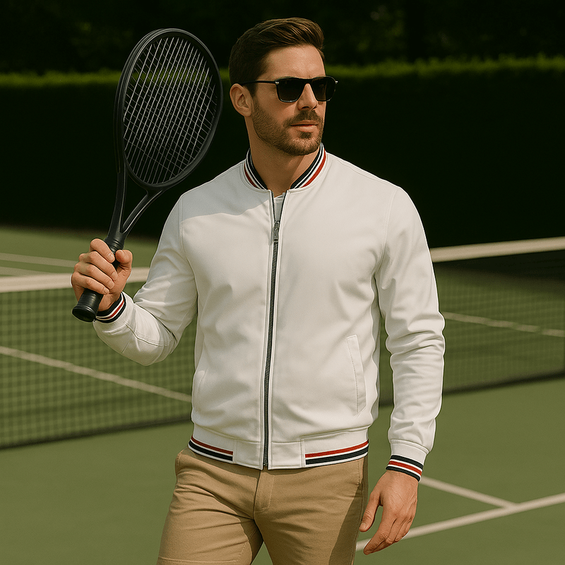 Mason | Klasyczna Kurtka Bomber – Lekka Kurtka Przeciwdeszczowa z Zamkiem