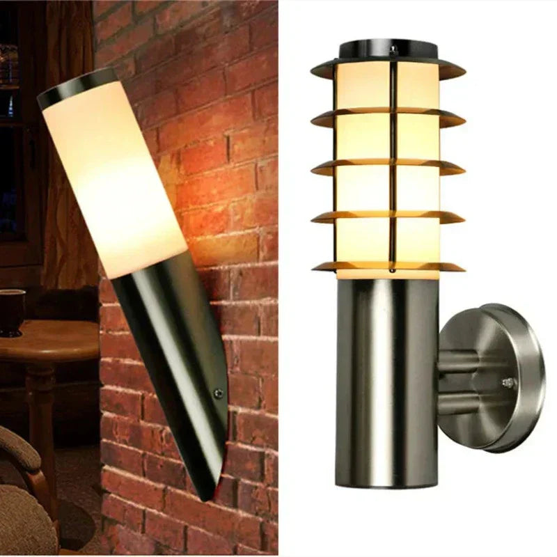 AstraGlow - Wytrzymałe Oświetlenie Zewnętrzne ze Stali Nierdzewnej - Eleganckie, Odporne na Warunki Atmosferyczne i Przyjazne dla Środowiska