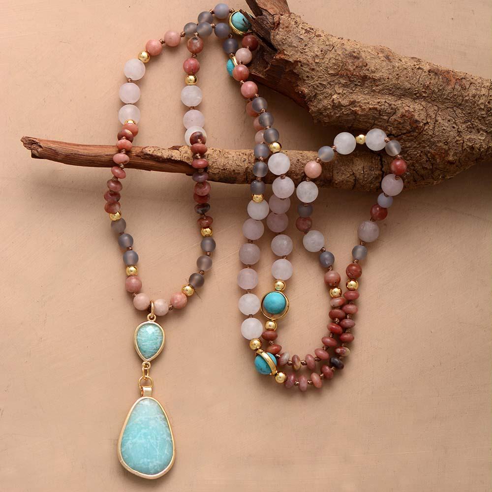 Diep Reinigende Pastel Mala Ketting van Aurielle