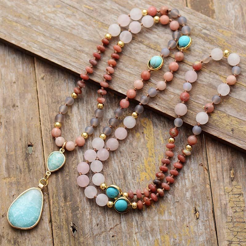 Diep Reinigende Pastel Mala Ketting van Aurielle