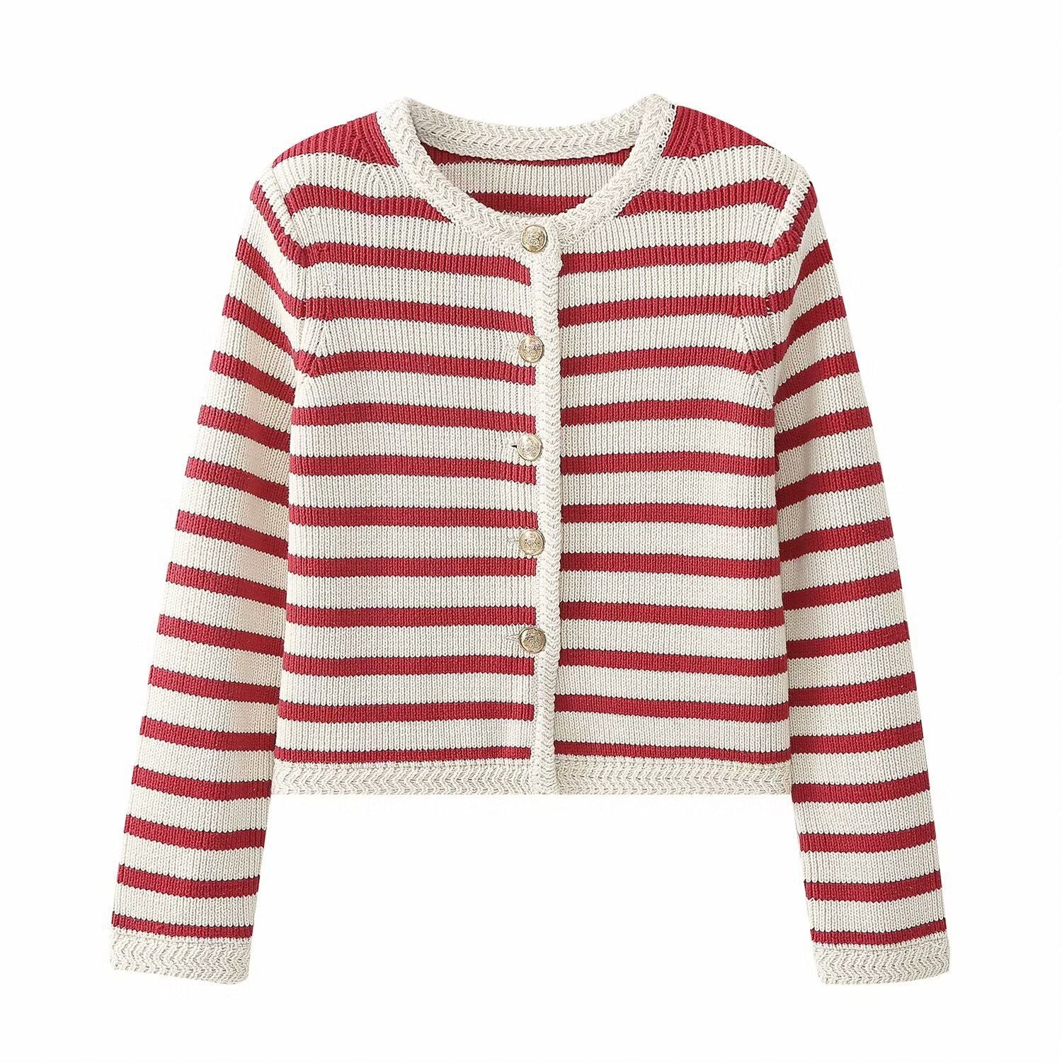 Lina | Elegancki paskowany sweter o nowoczesnym stylu