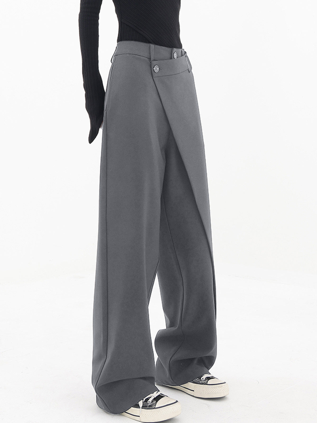 SHENNA - Damskie Baggy Spodnie