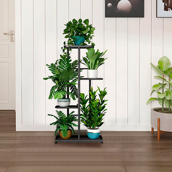 PlantLoom – Regulowany Stojak na Rośliny z 4 Poziomami i Zmienną Wysokością