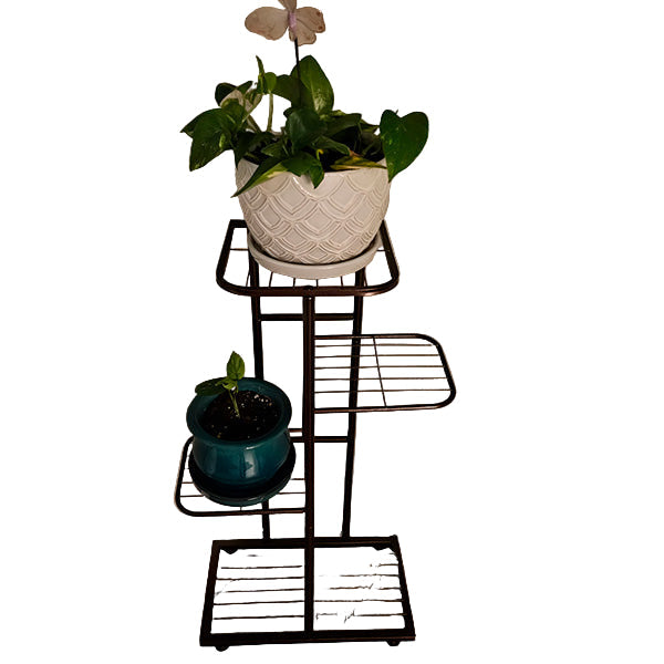PlantLoom – Regulowany Stojak na Rośliny z 4 Poziomami i Zmienną Wysokością