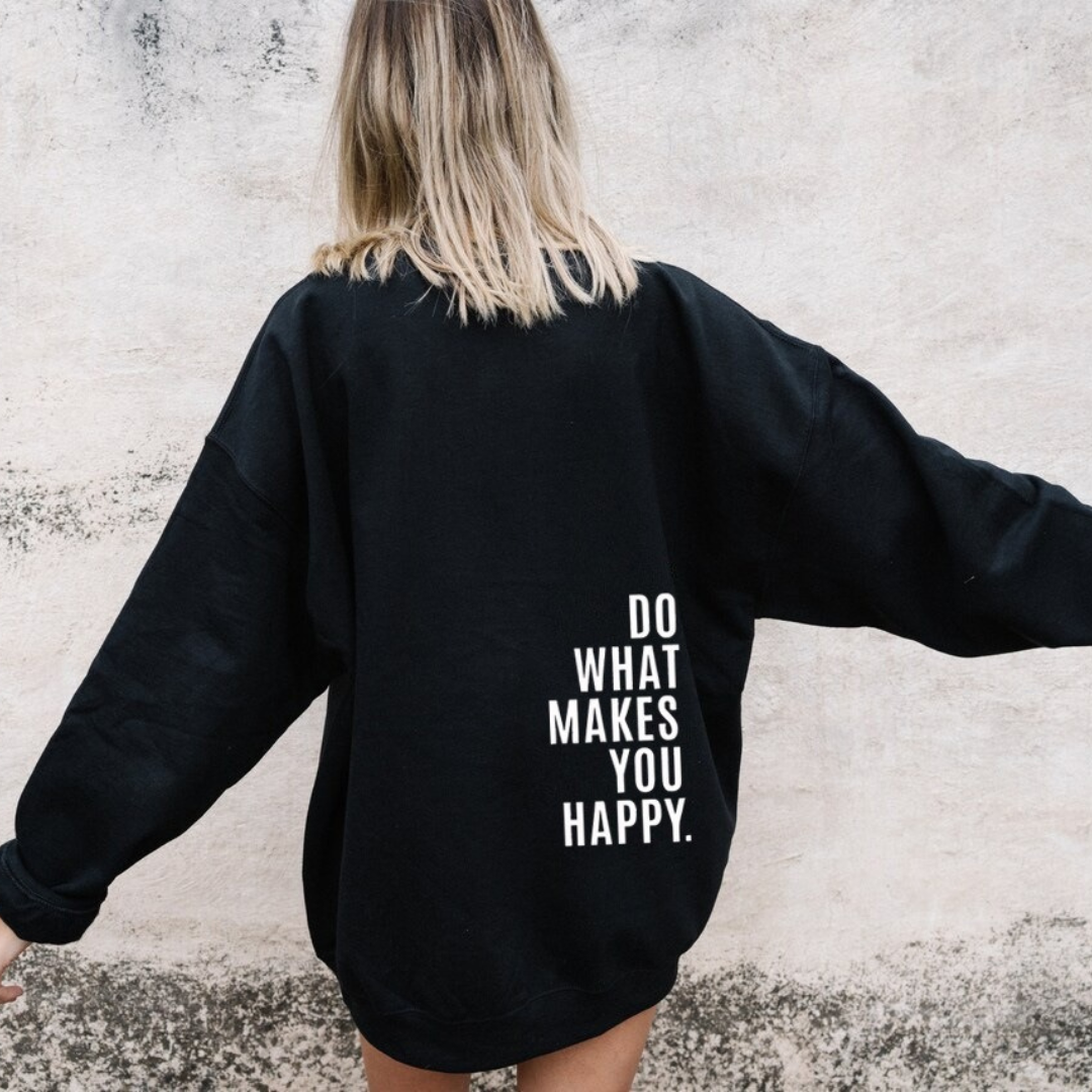Catherine™ - Różowa Hoodie z Wyrazistym Akcentem
