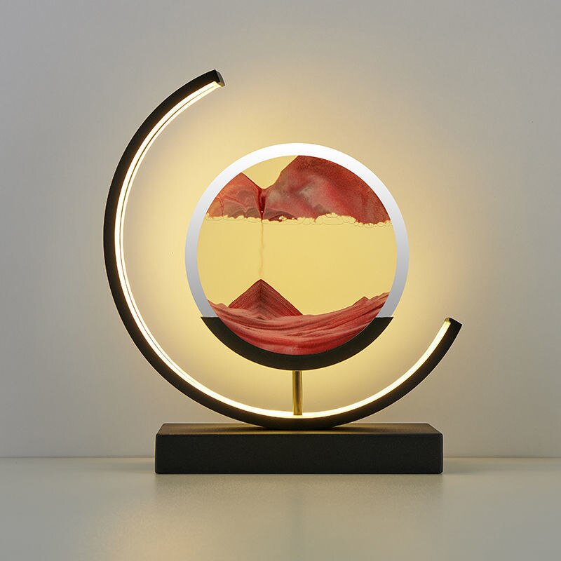 3D Stół Lampa z Piaskiem - Abyss