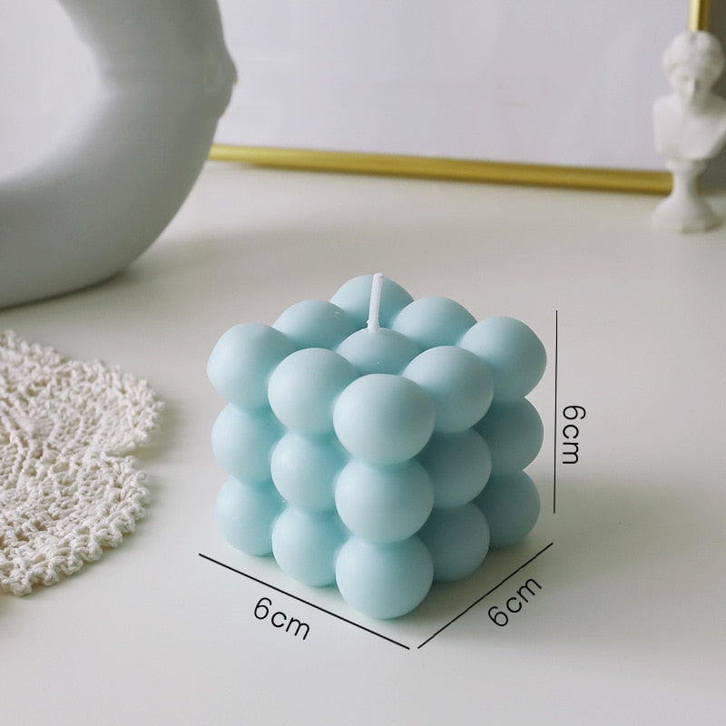 Elegancka Świeca BubbleGlow – Stwórz Przytulną Atmosferę w Swoim Domu