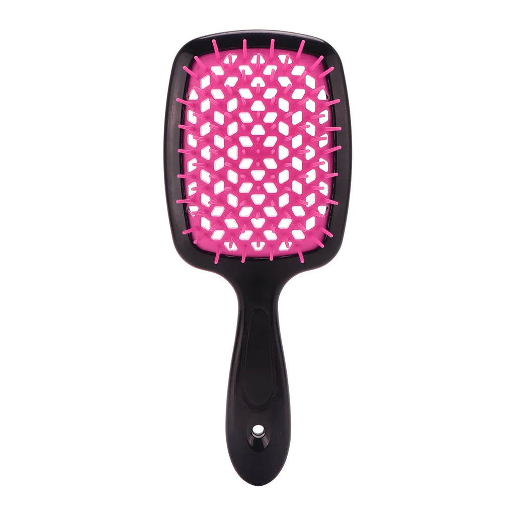 SilkBrush - Grzebień z Otworami i Poduszką Powietrzną do Stylizacji Kręconych Włosów
