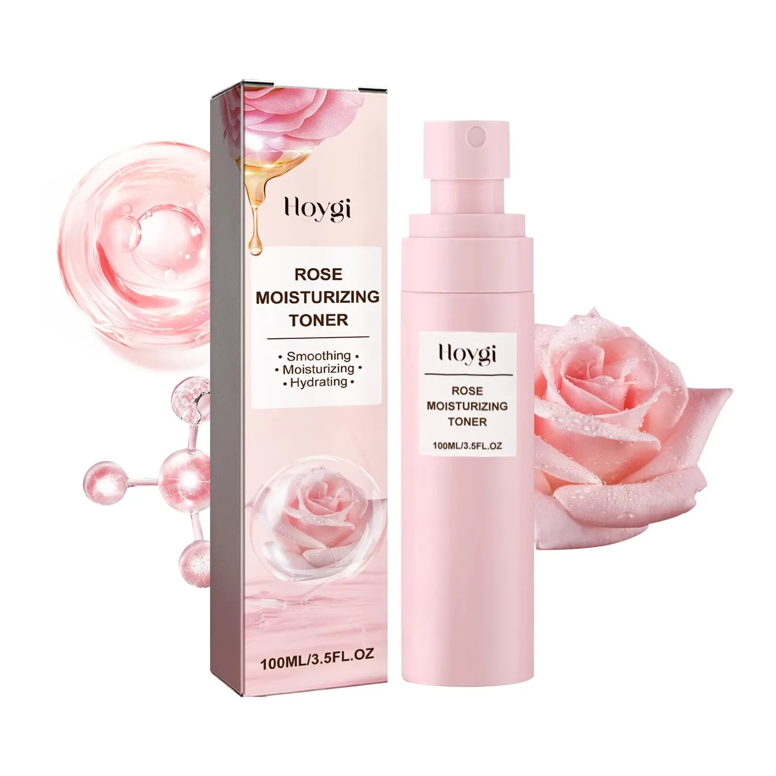 HydraRose Glow - Nawilżający Tonik Różany do Pielęgnacji Suchej i Szorstkiej Skóry