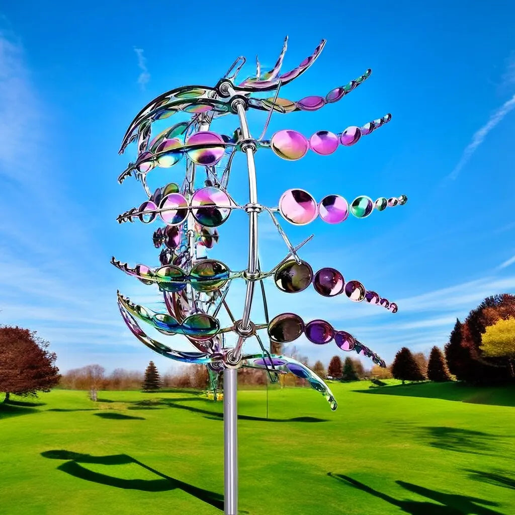 WhirlingWonders | Kinetic Metal Wind Spinner