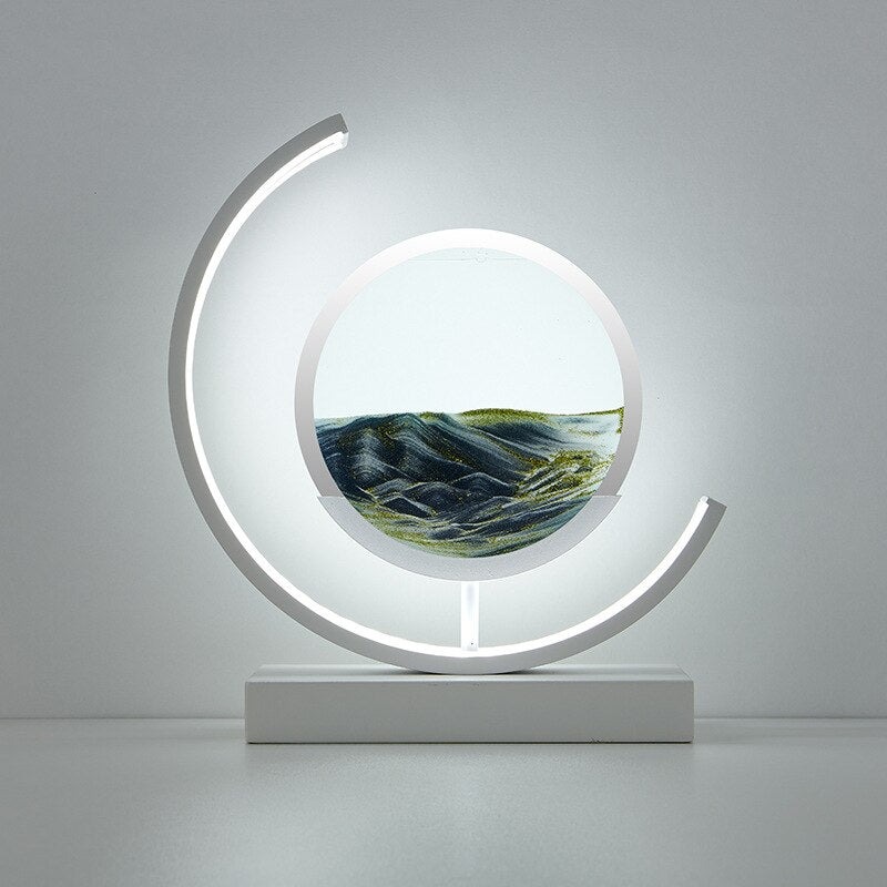 3D Stół Lampa z Piaskiem - Abyss