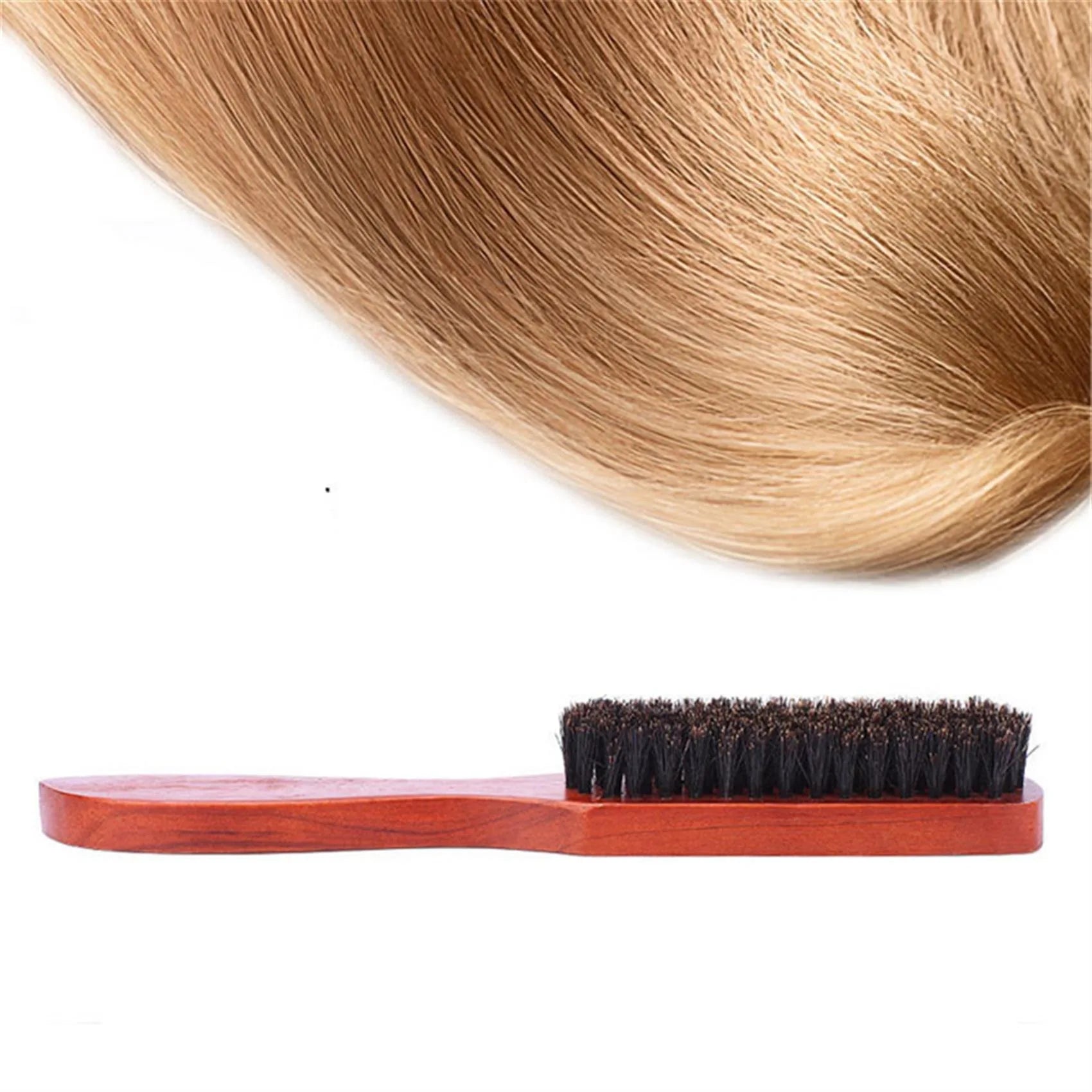 SalonSculpt - Elegancka Drewniana Szczotka do Teasingu do Samodzielnego Stylizacji Włosów