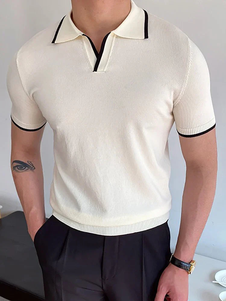 ELIAS | Stylowa koszulka polo w paski