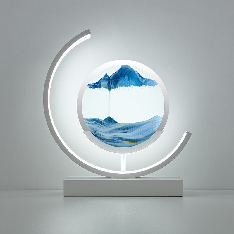 3D Stół Lampa z Piaskiem - Abyss