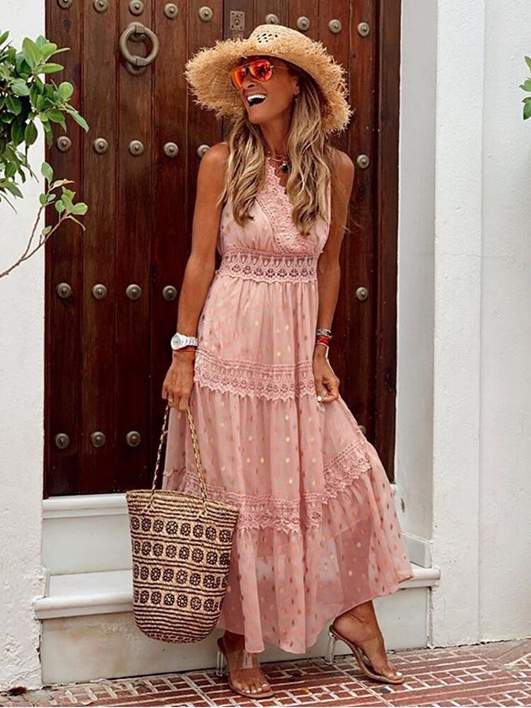 Solana - Boho Ibiza Dress