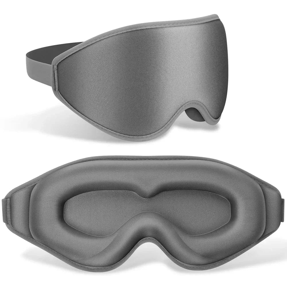 PureRest 3D - Maska do Snu z Konturowym Designem dla Pełnego Blokowania Światła i Maksymalnego Komfortu