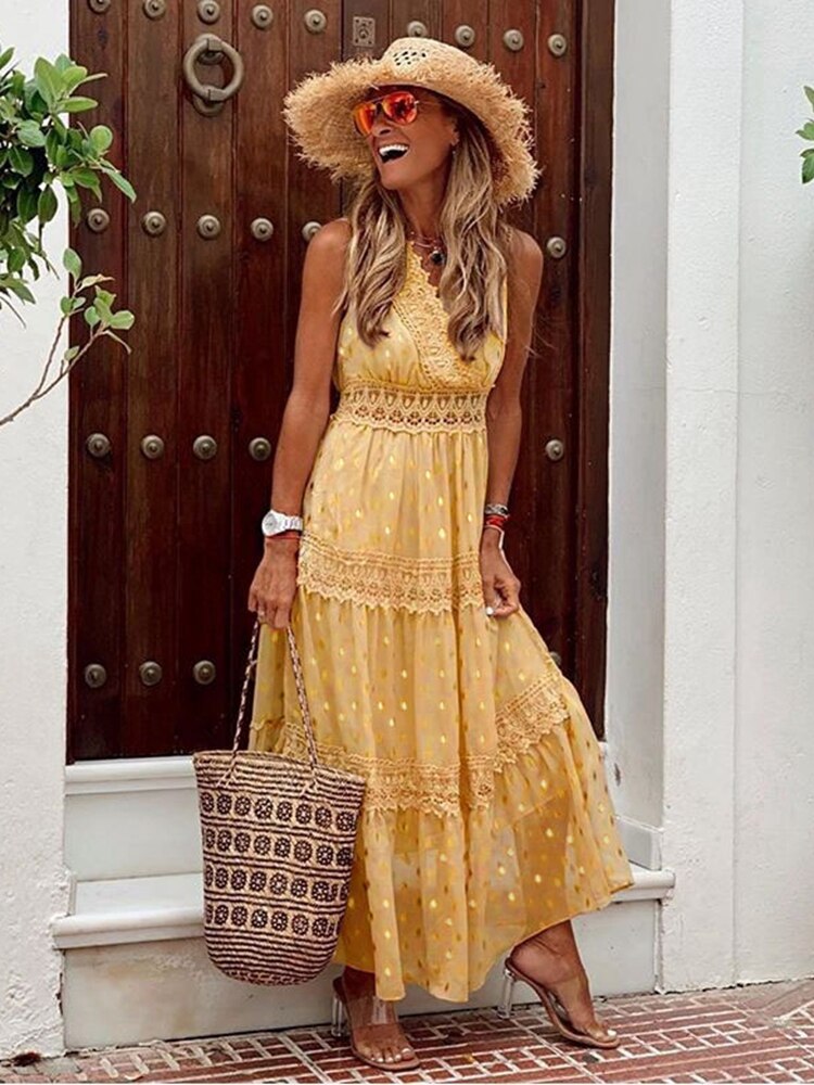 Solana - Boho Ibiza Dress
