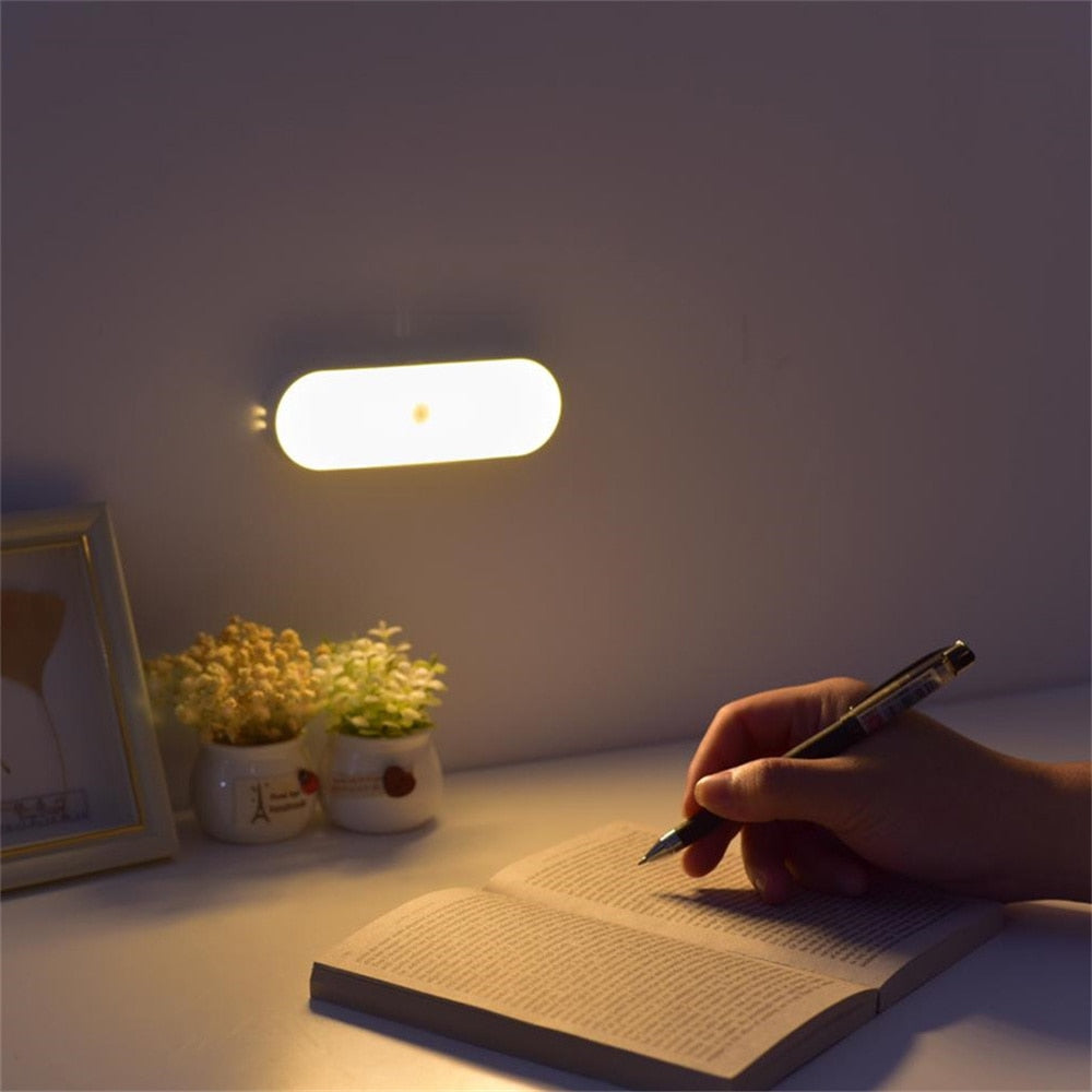 USB-ładowana lampa ścienna z czujnikiem ruchu – BrightSense