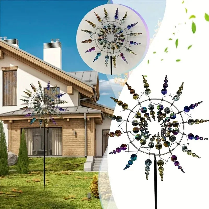 WhirlingWonders | Kinetic Metal Wind Spinner