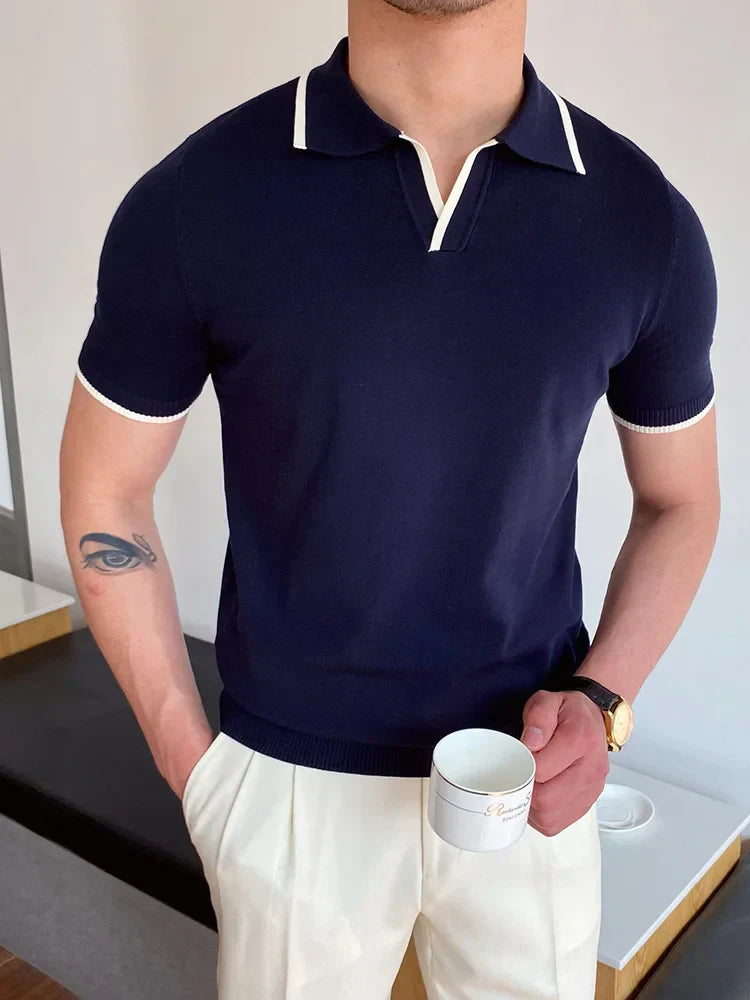 ELIAS | Stylowa koszulka polo w paski