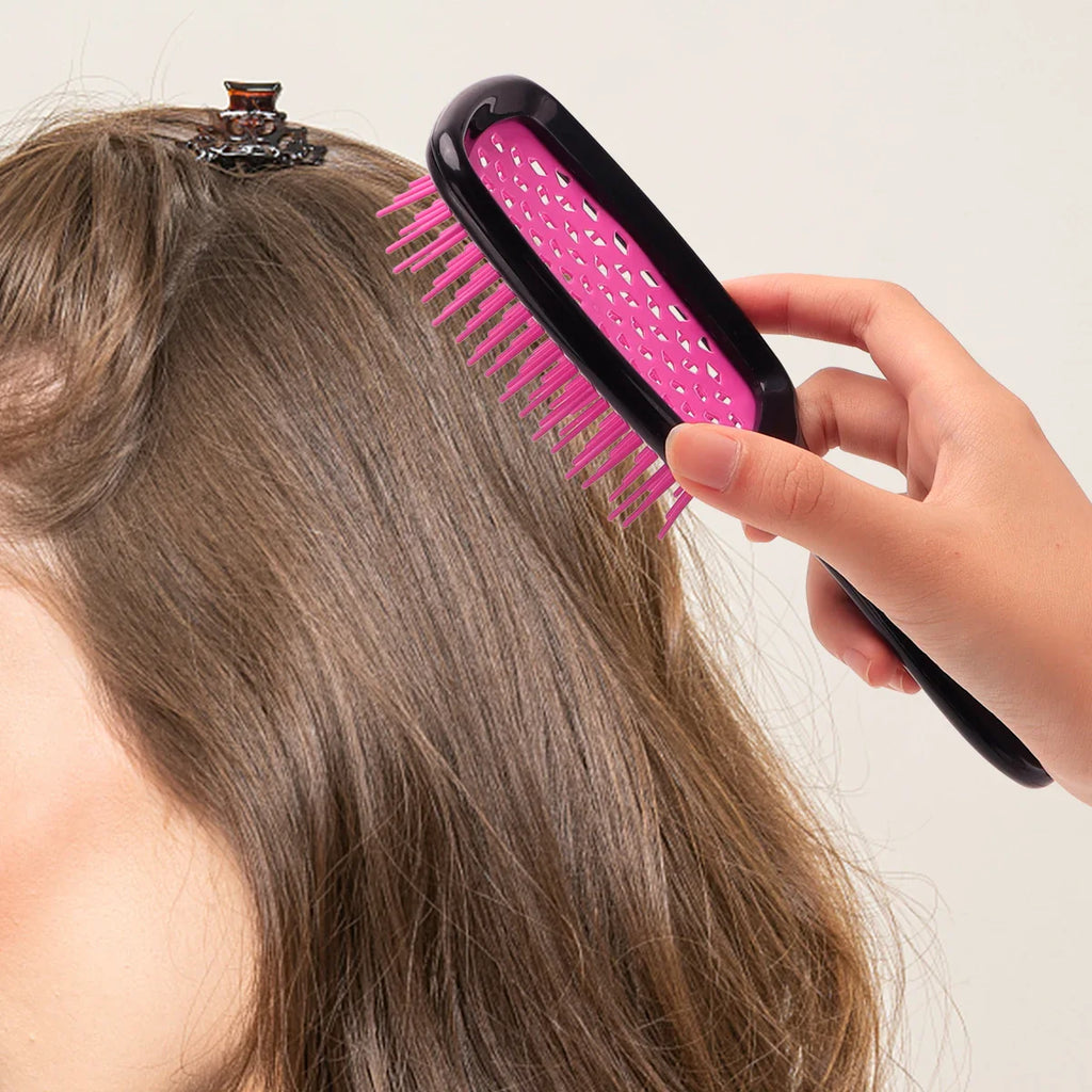 SilkBrush - Grzebień z Otworami i Poduszką Powietrzną do Stylizacji Kręconych Włosów