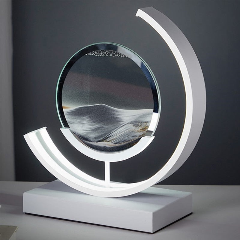 3D Stół Lampa z Piaskiem - Abyss