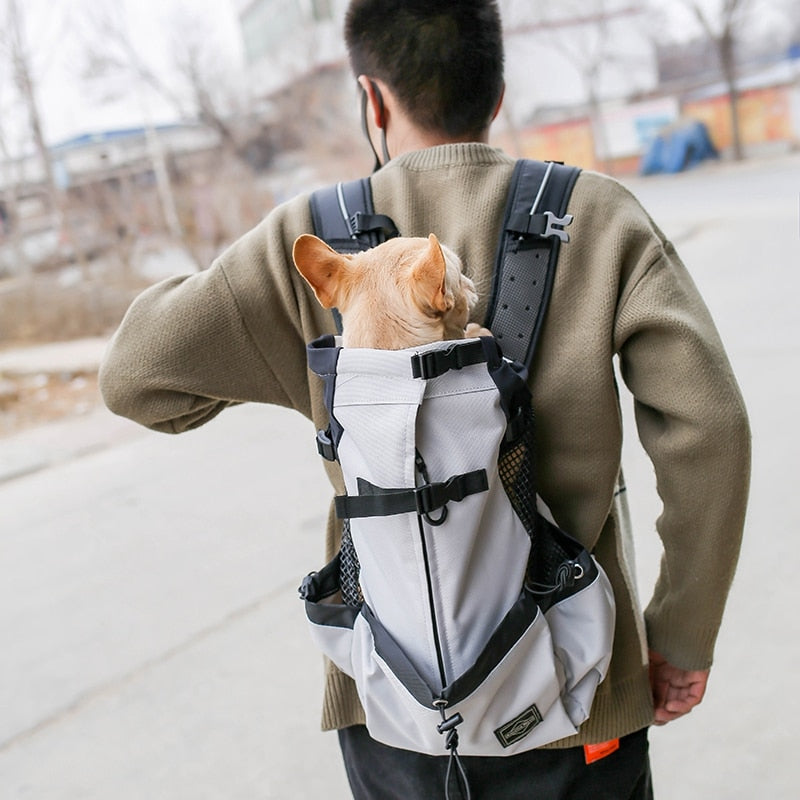 SafePaws | Ekologiczna Torba Podróżna dla Zwierząt z Funkcjonalną Kieszenią