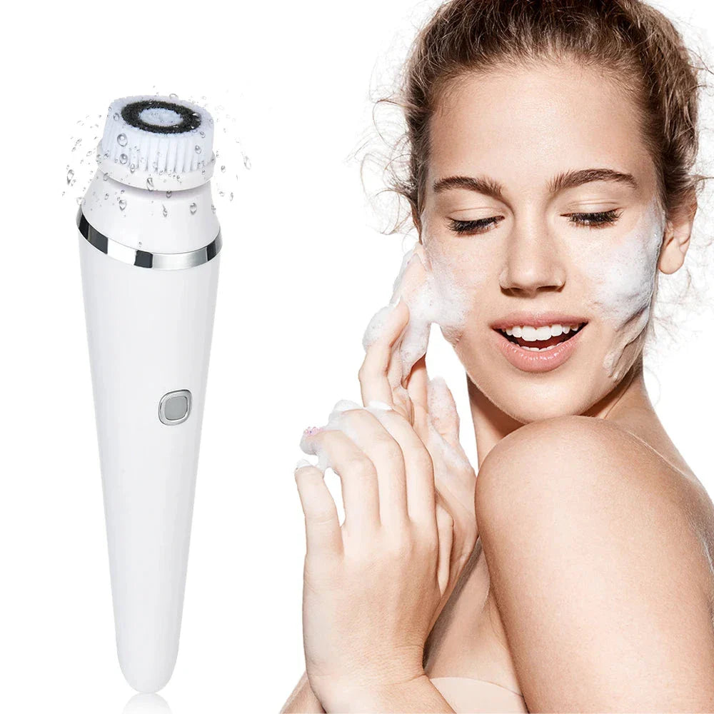 GlowCare - 4 w 1 Zestaw do Oczyszczania i Masażu Twarzy